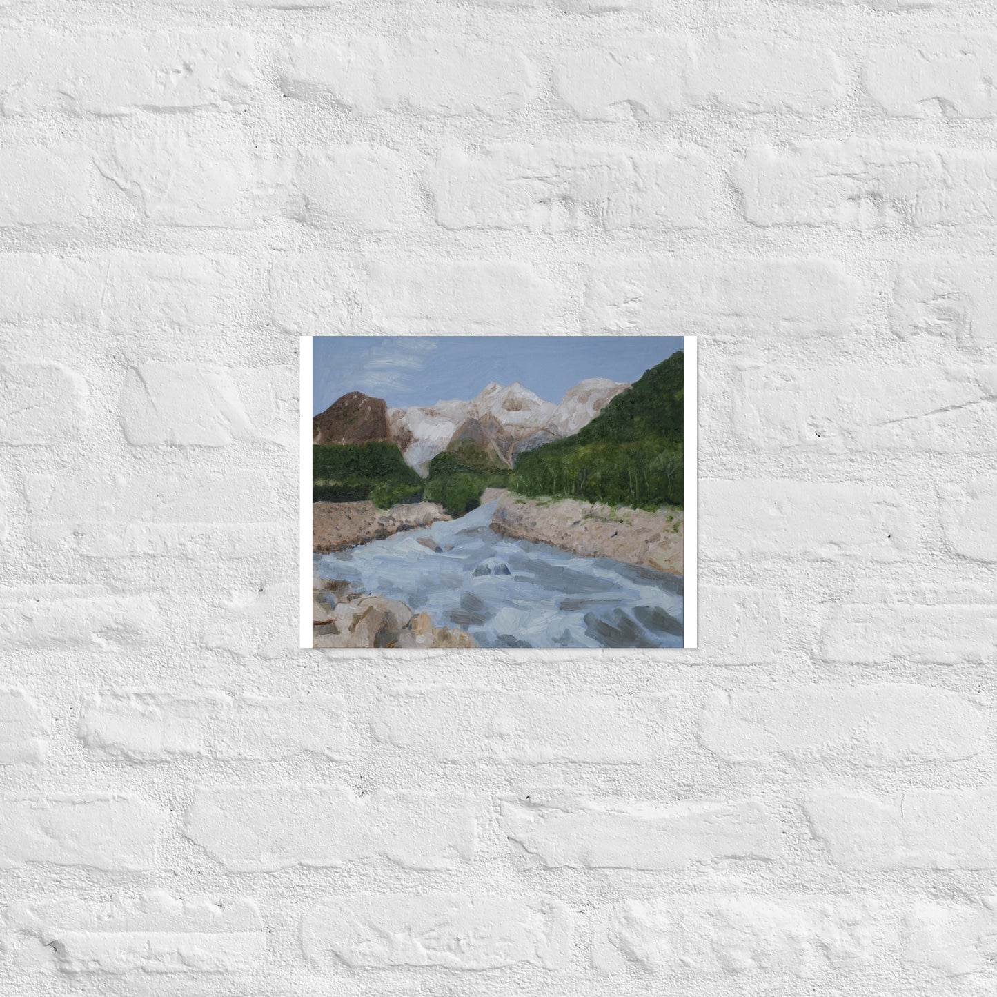 Mountain and stream