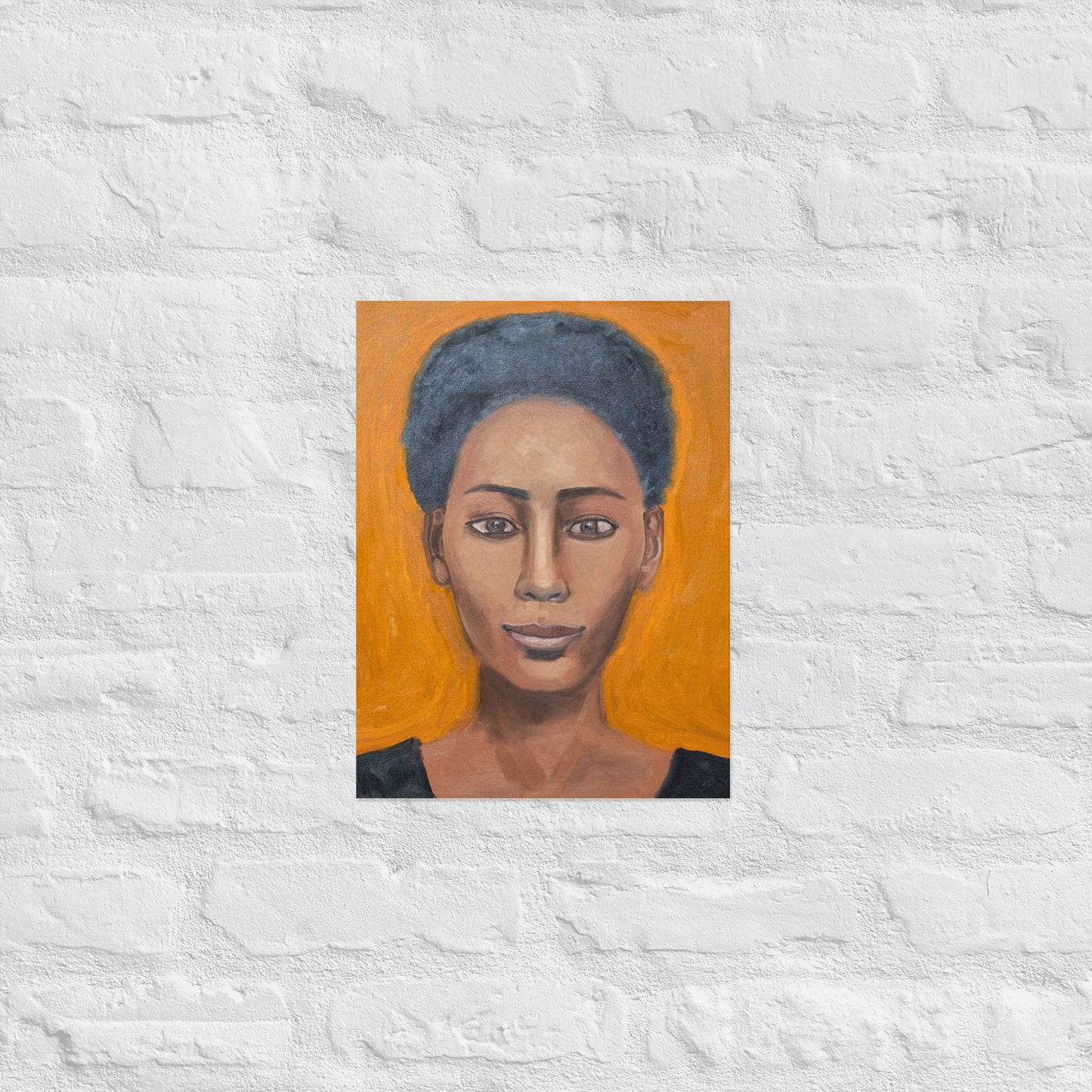 Woman in orange