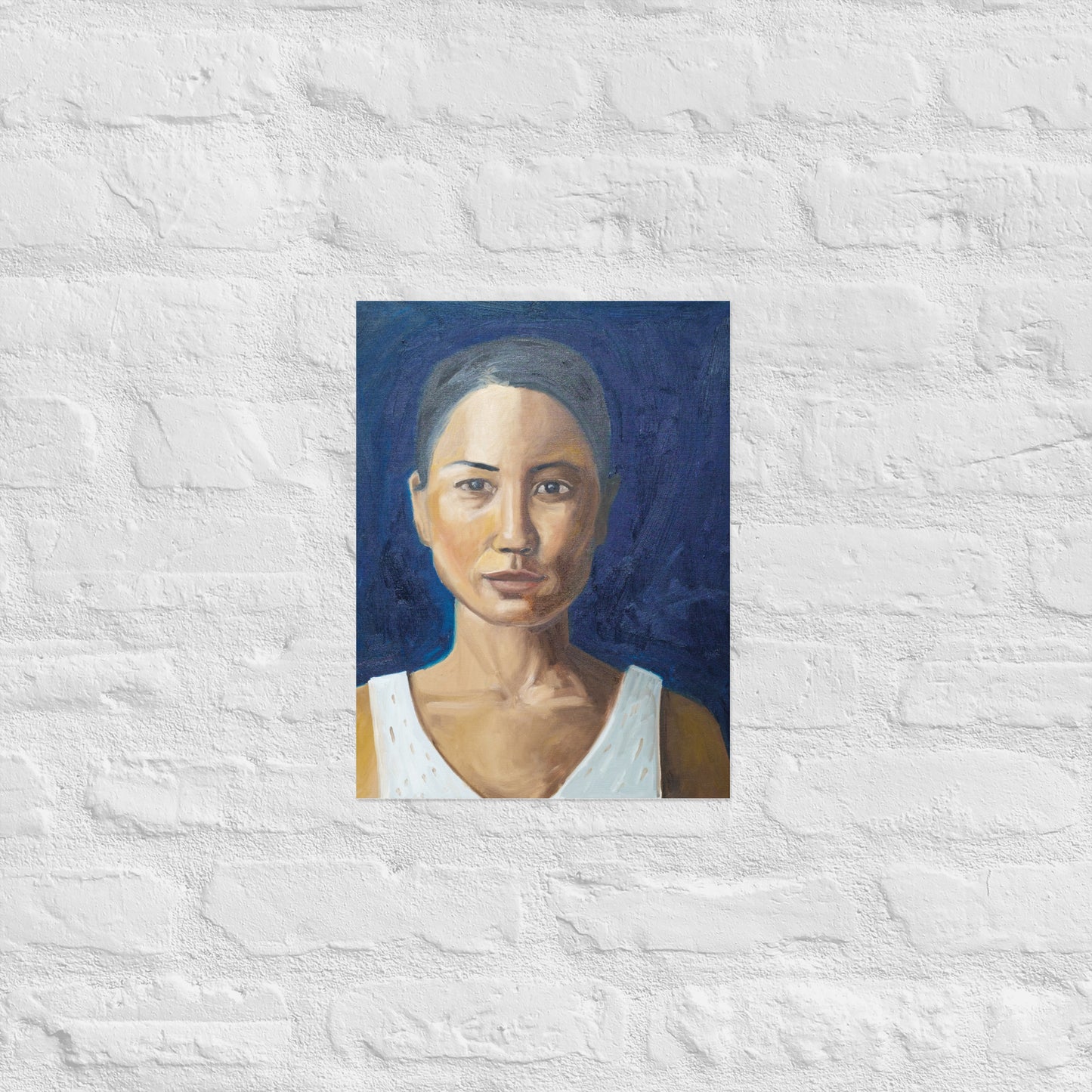Woman in half shadow