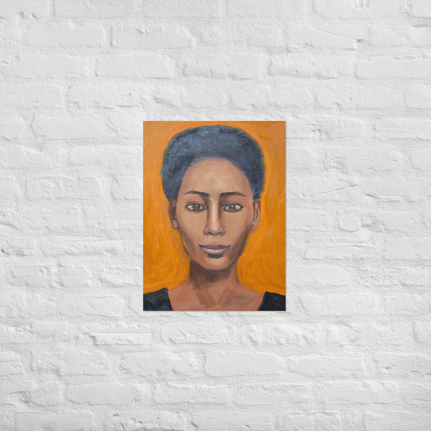 Woman in orange