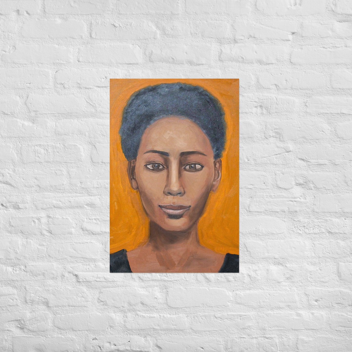 Woman in orange