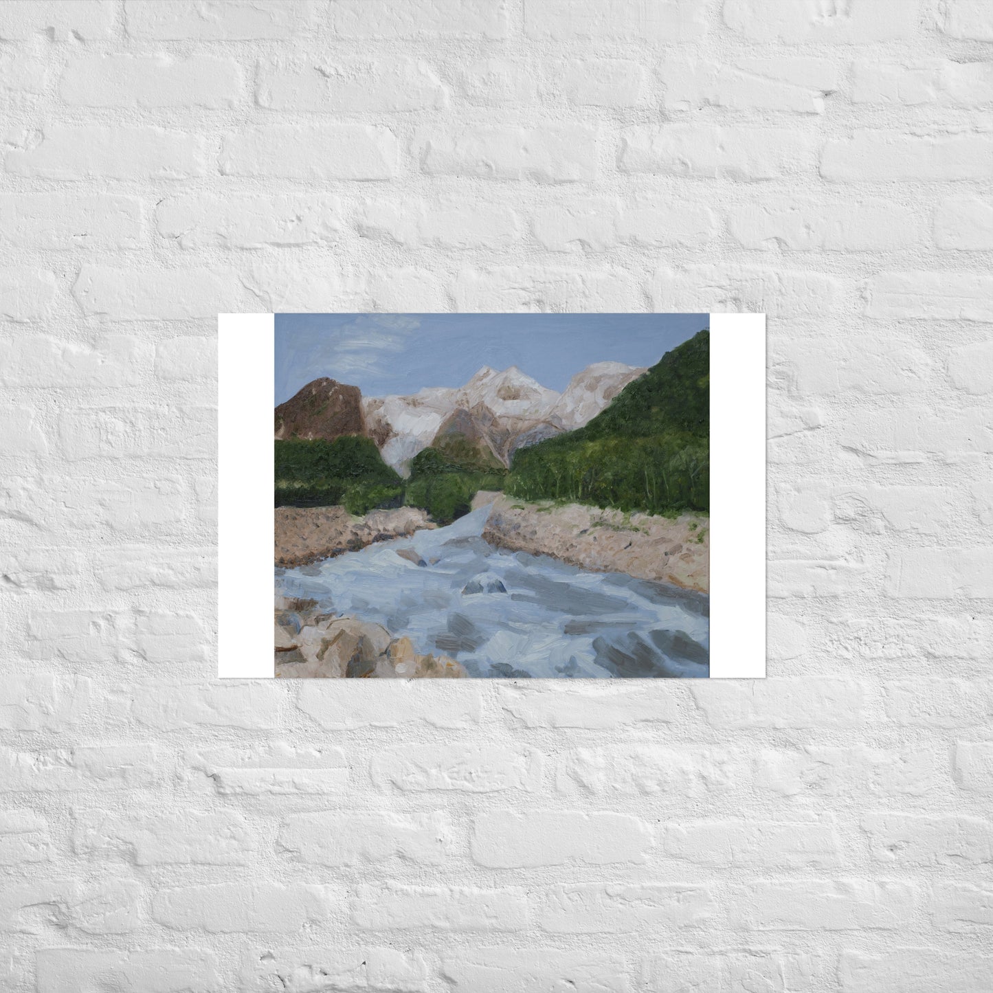 Mountain and stream