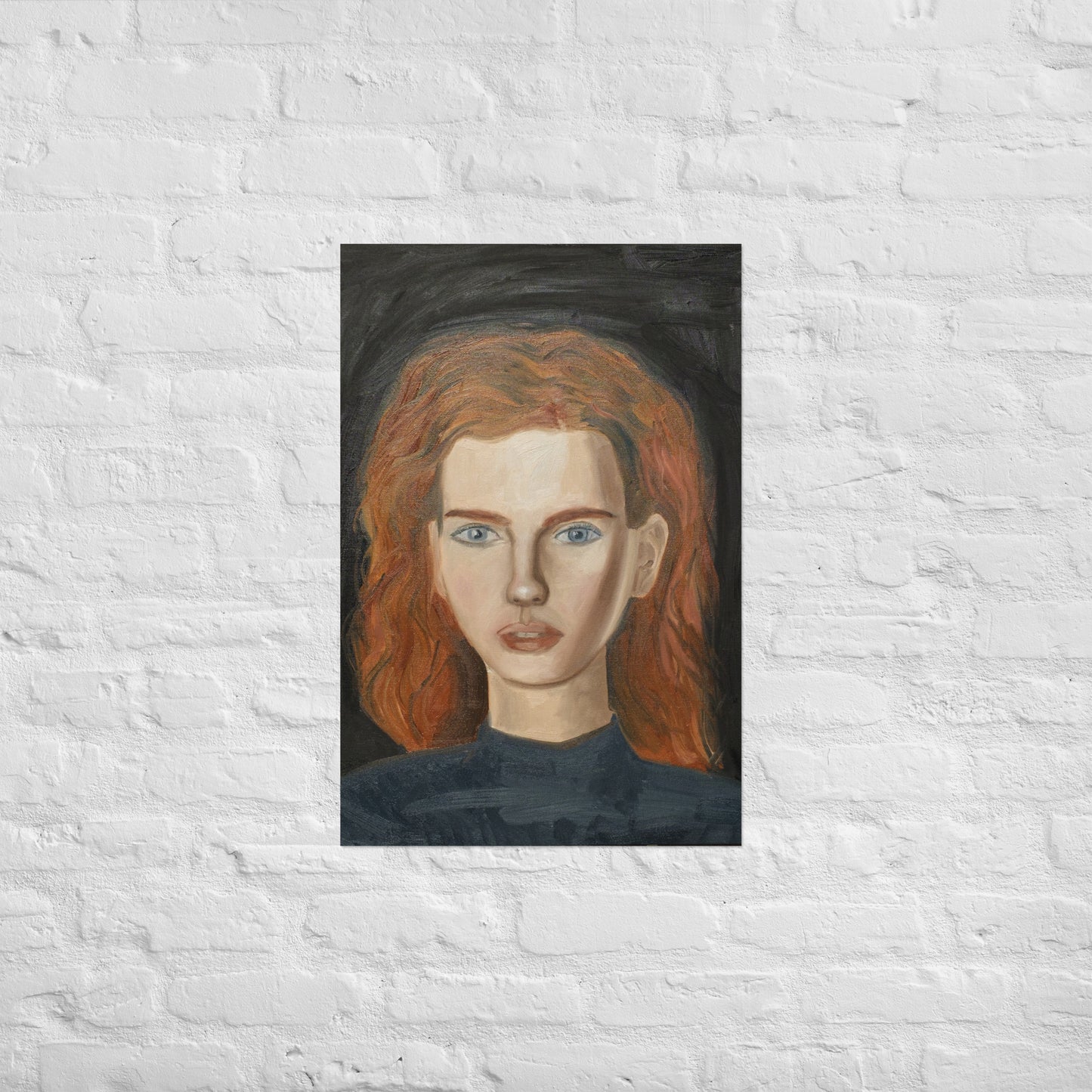 Young woman with red hair