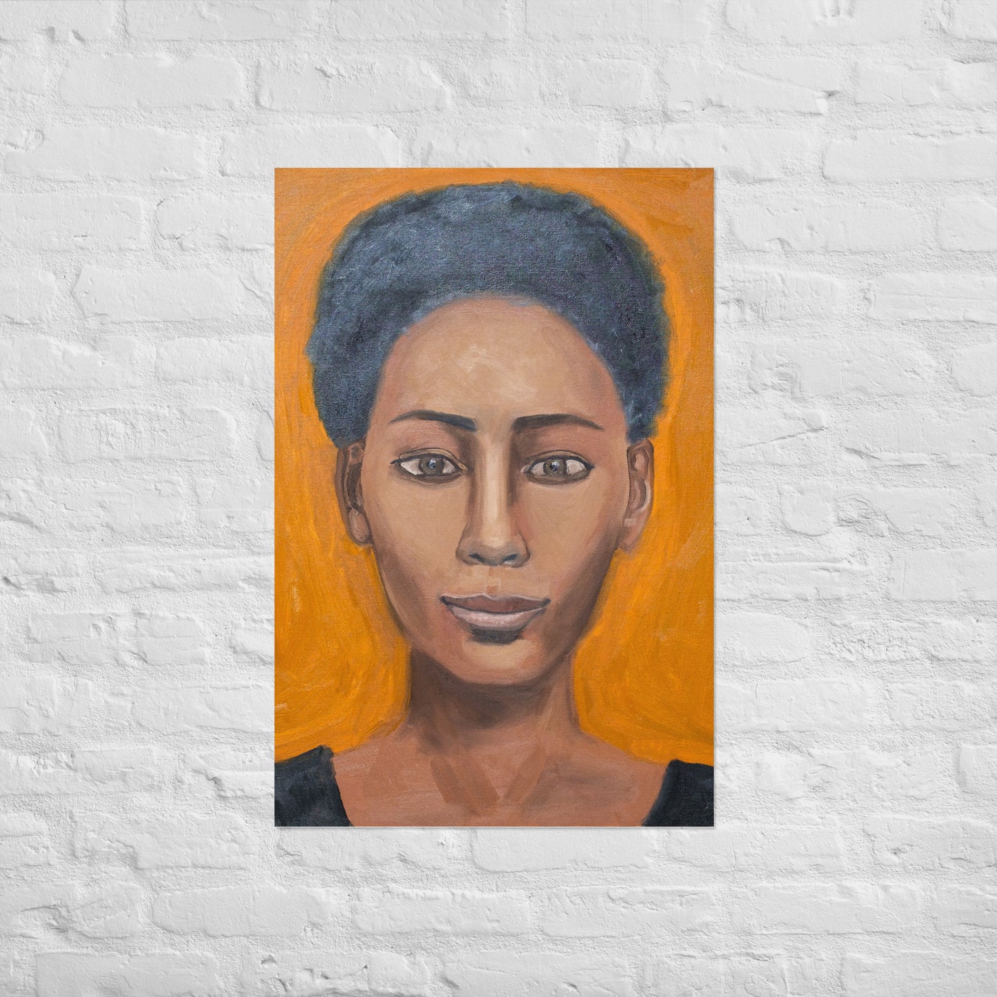 Woman in orange