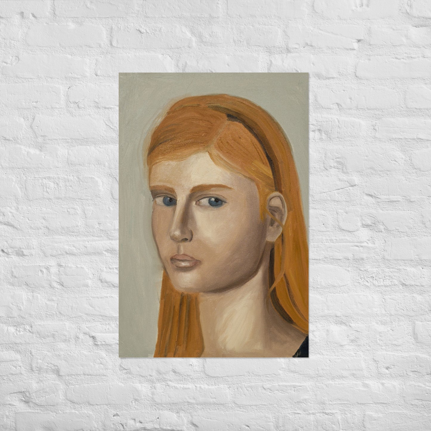 Young woman with red hair