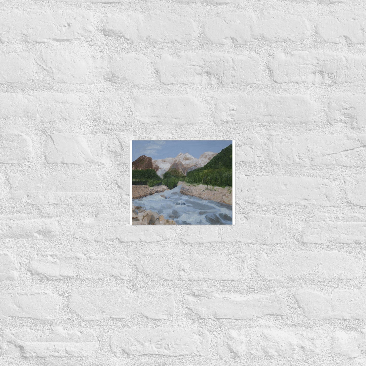 Mountain and stream
