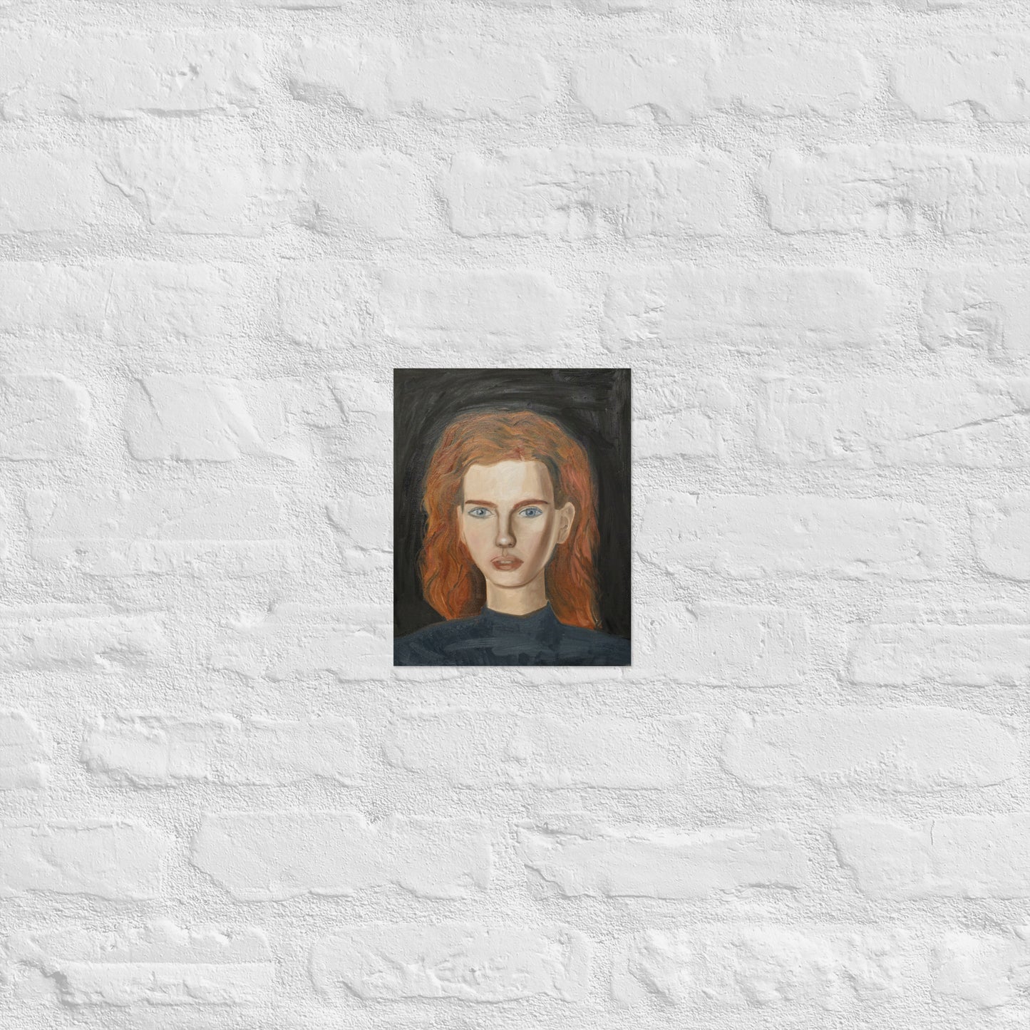 Young woman with red hair