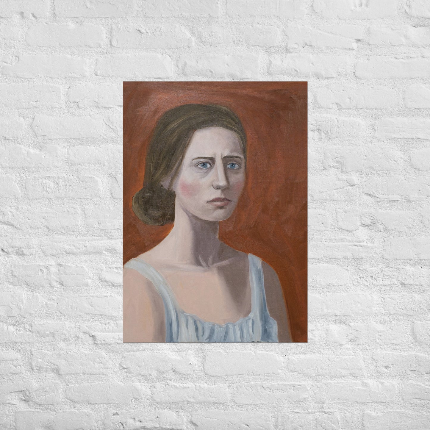 Woman in night dress