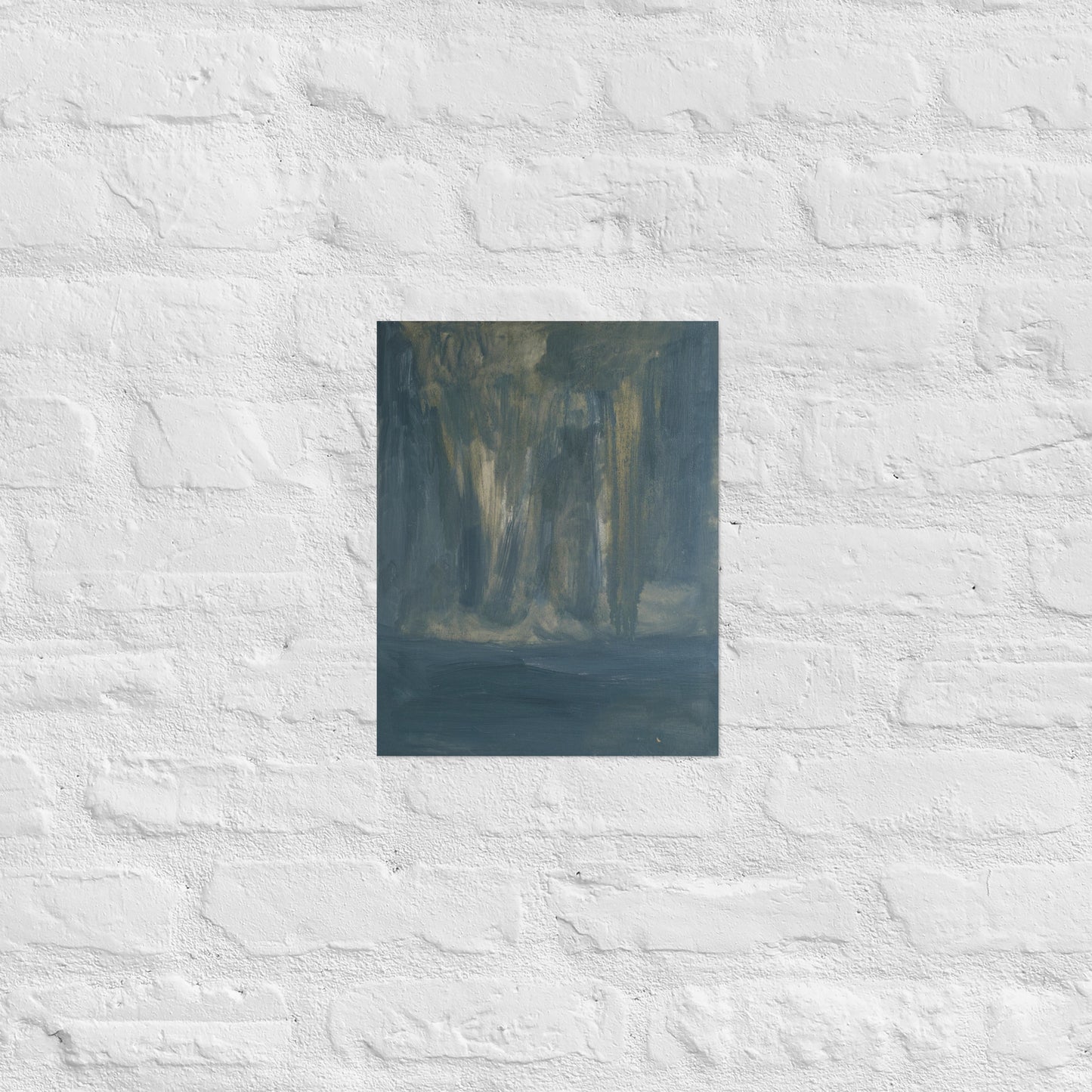 Abstract in gray thick