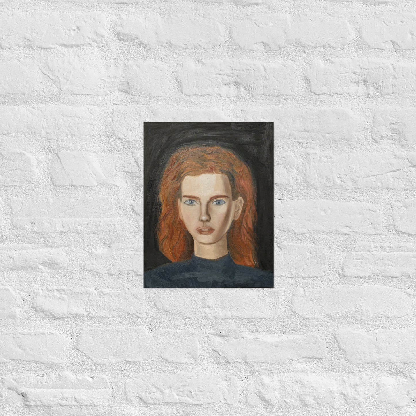 Young woman with red hair