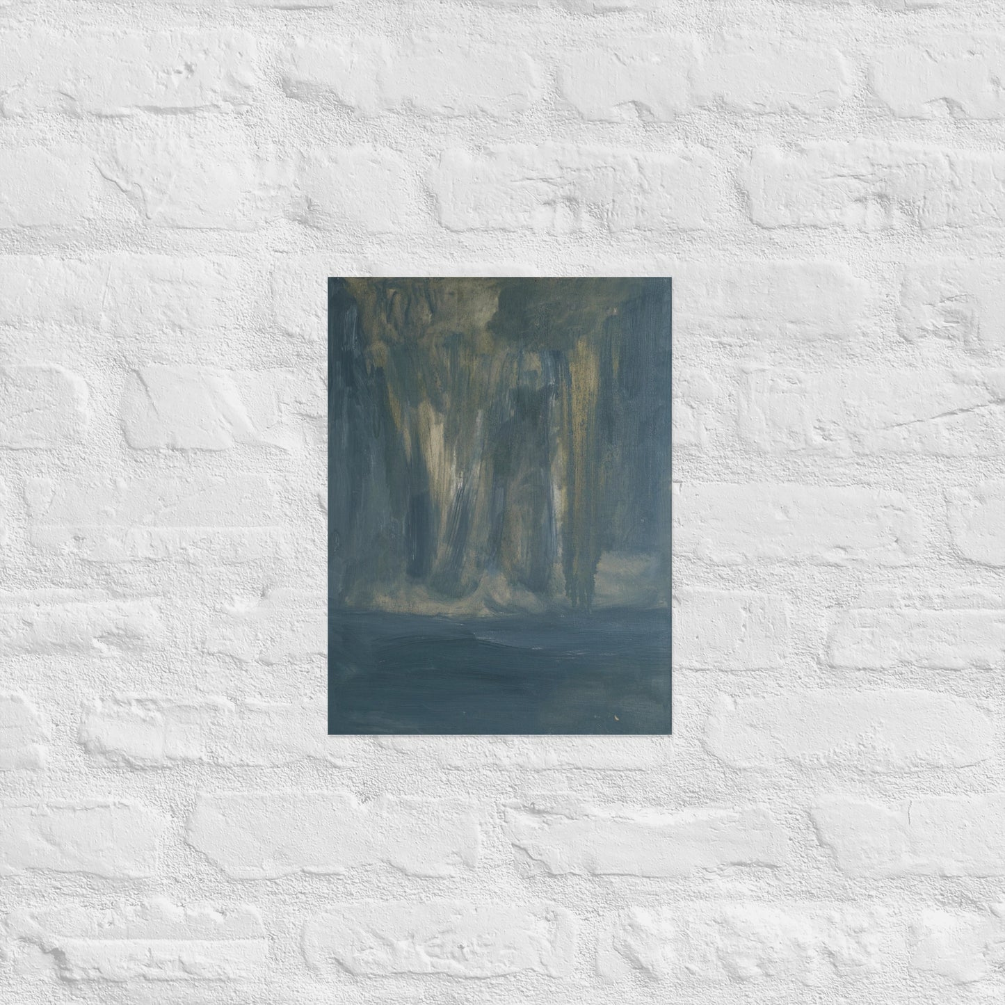 Abstract in gray thick