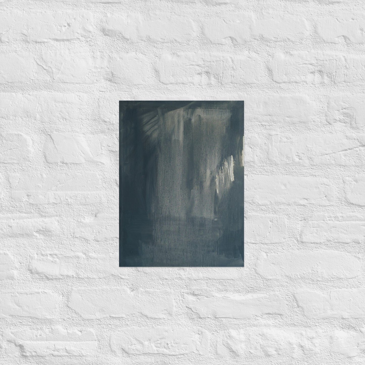 Abstract in gray thin