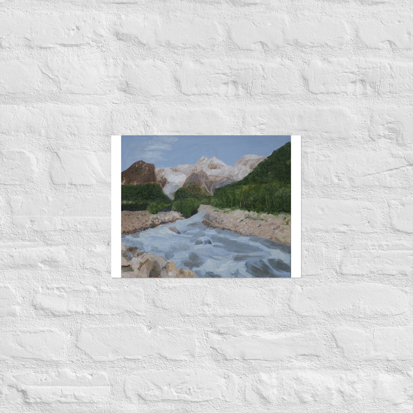 Mountain and stream