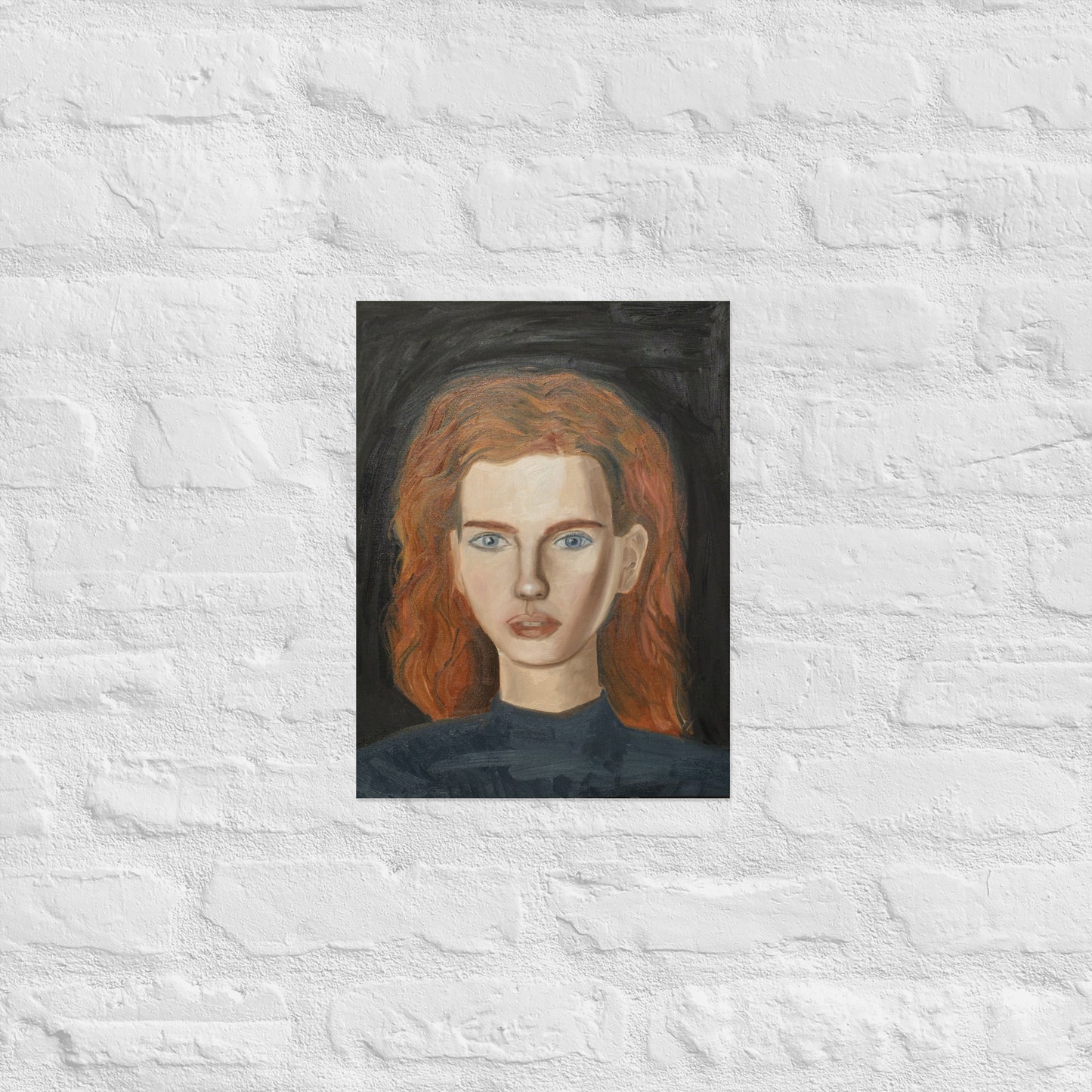 Young woman with red hair
