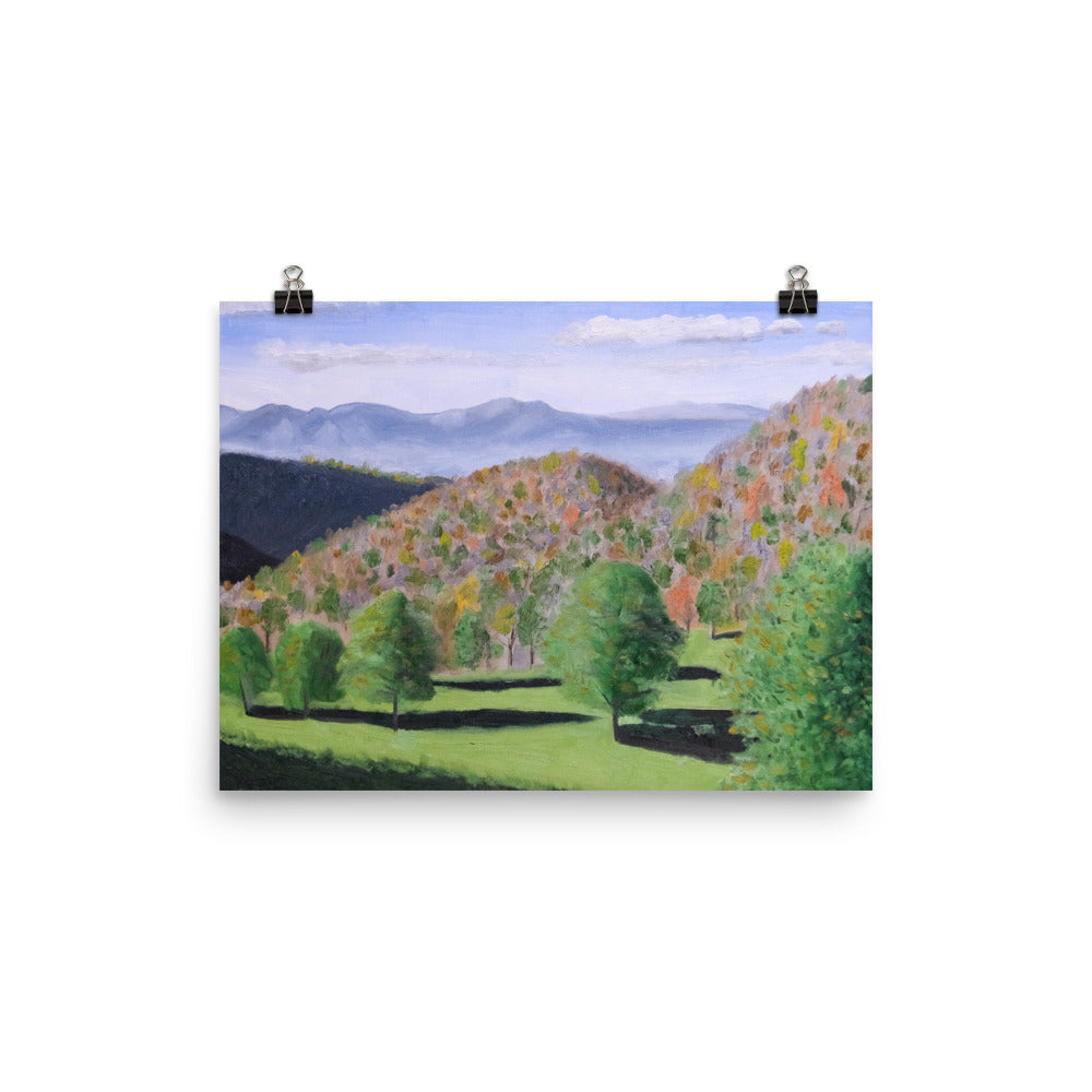 Trees and mountains