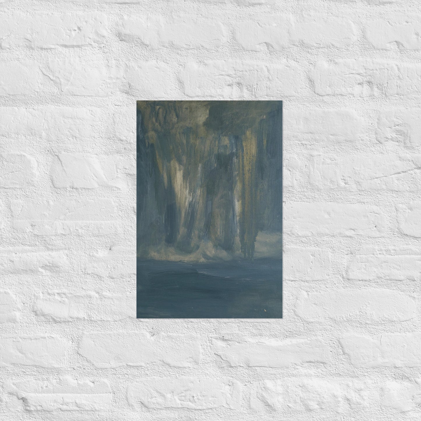 Abstract in gray thick