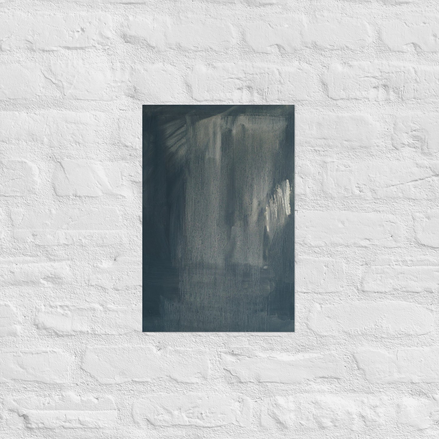 Abstract in gray thin