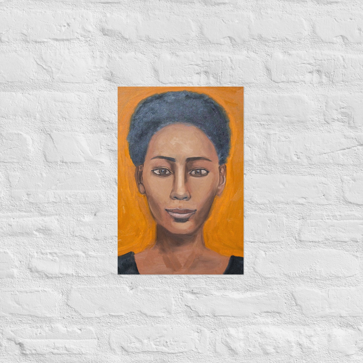Woman in orange