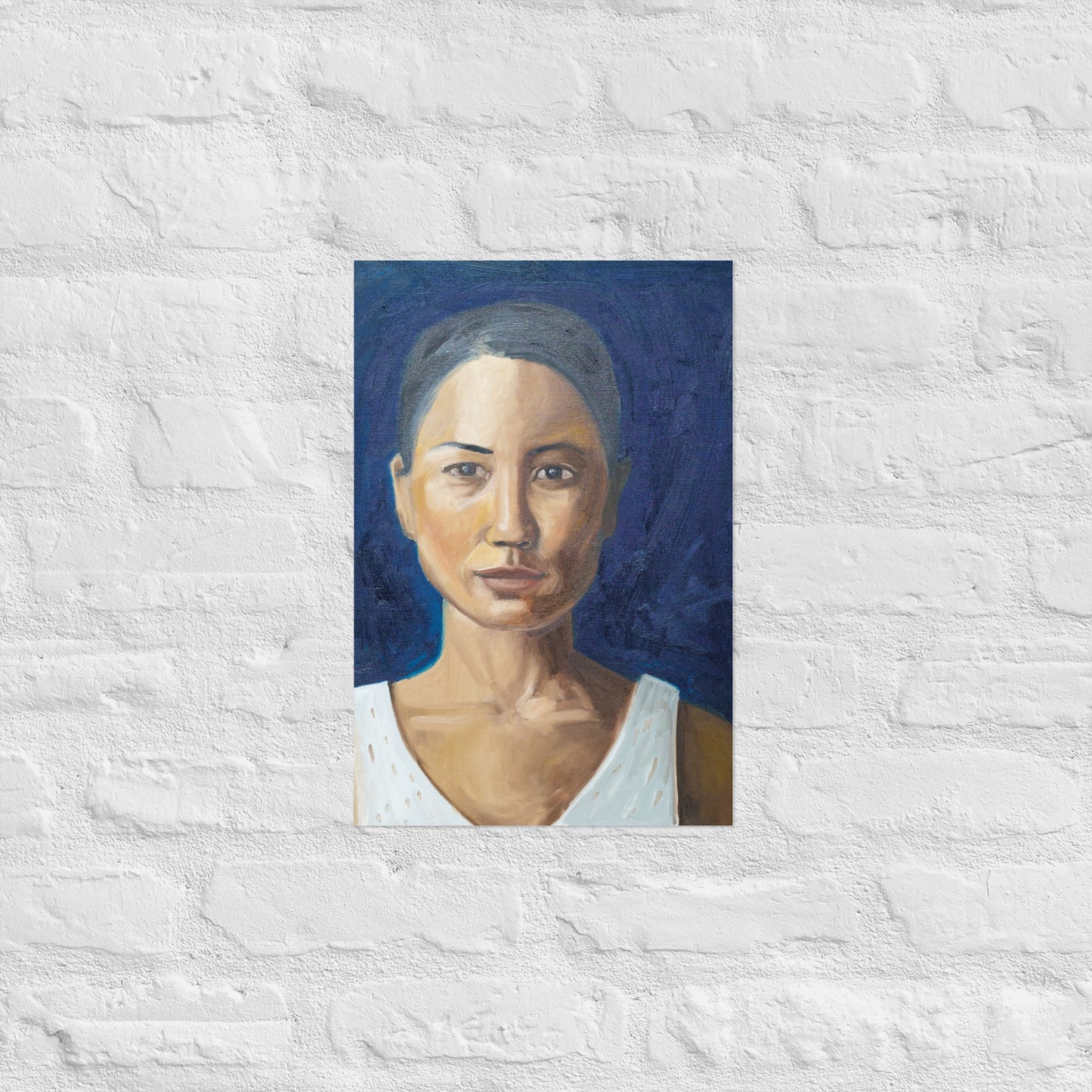 Woman in half shadow