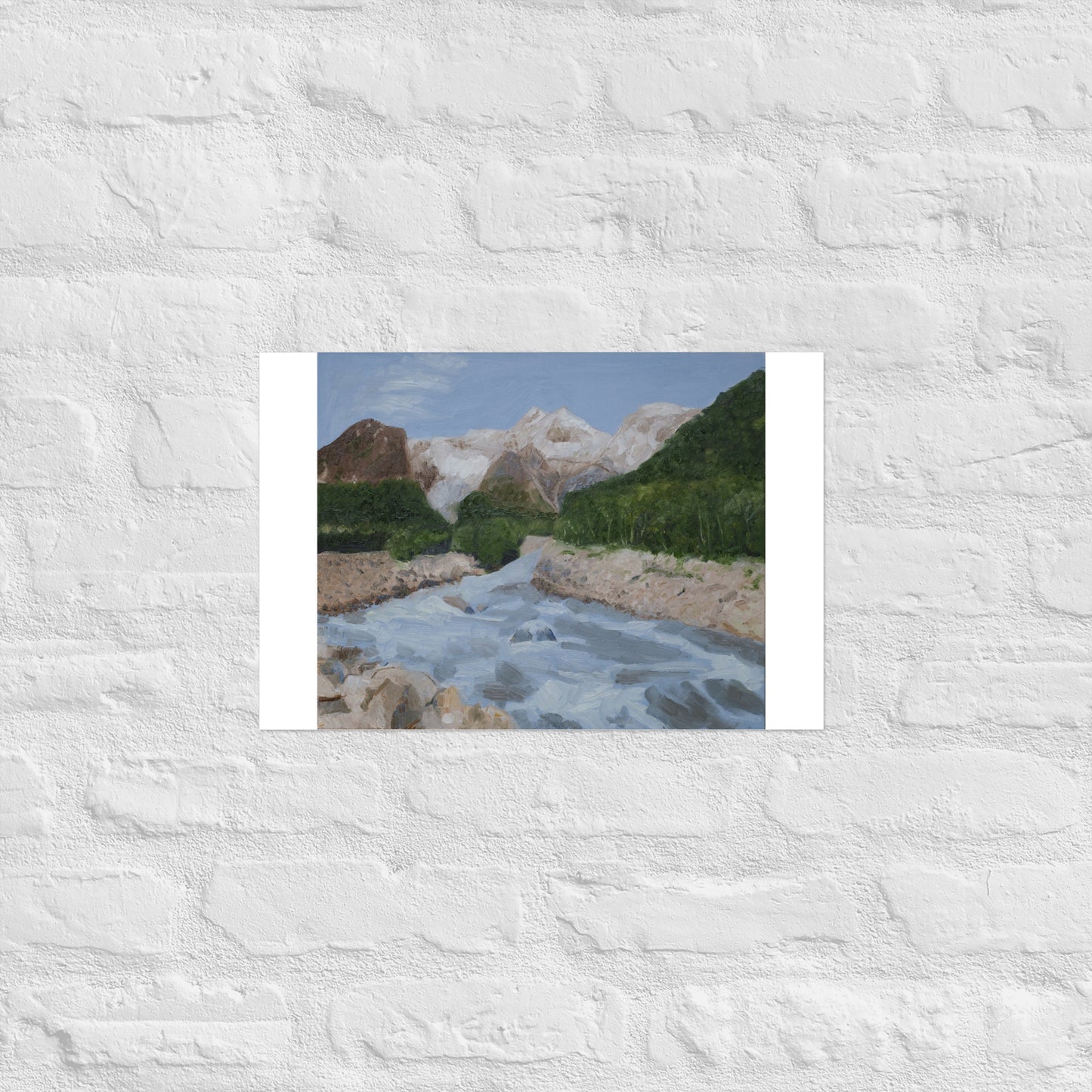 Mountain and stream