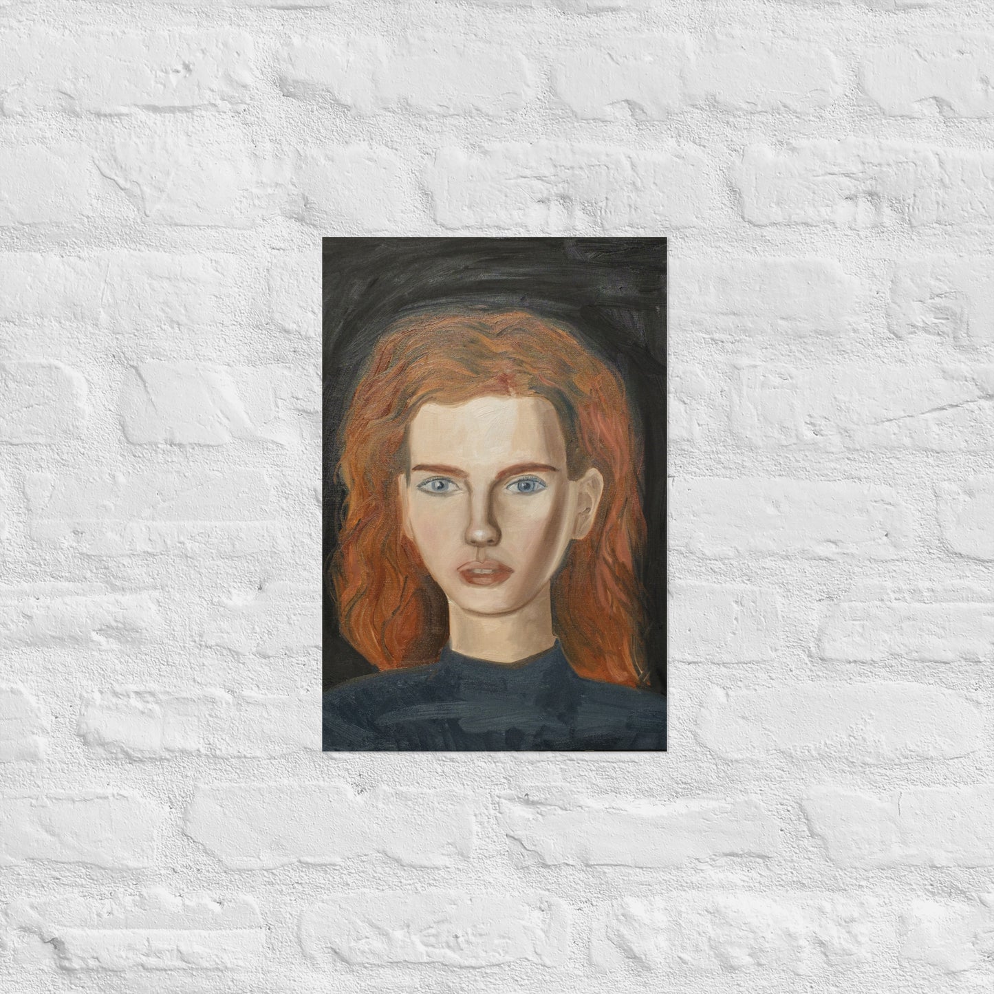 Young woman with red hair