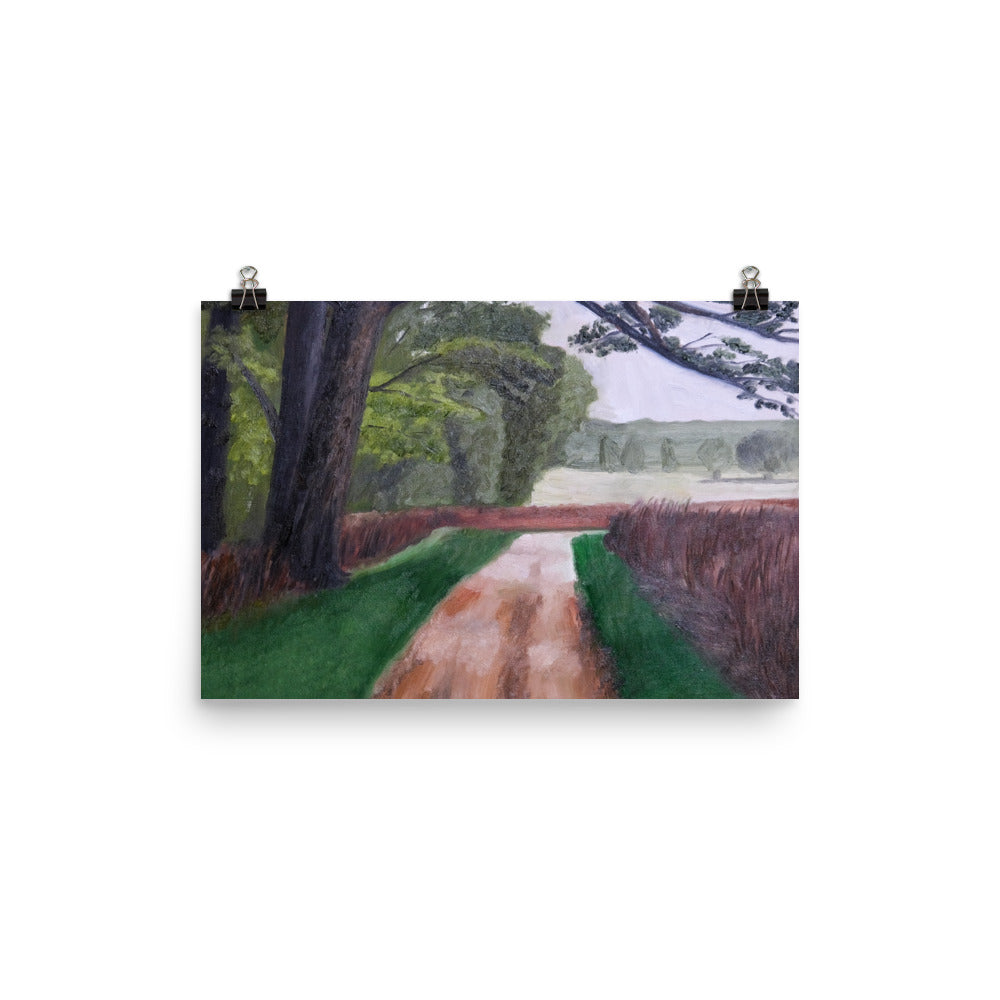 Path with heath