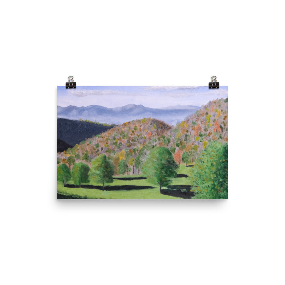 Trees and mountains