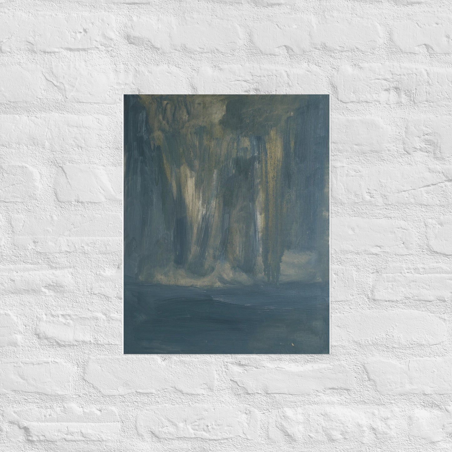 Abstract in gray thick