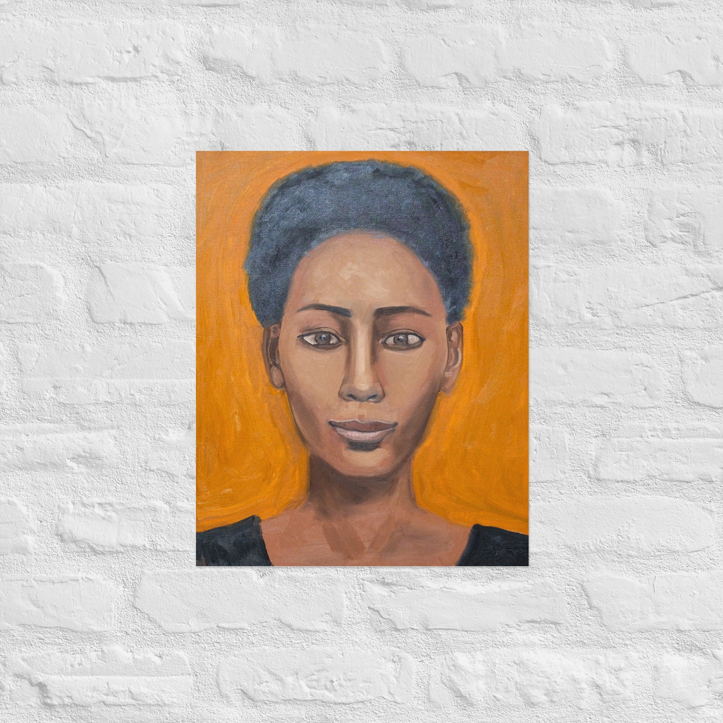 Woman in orange