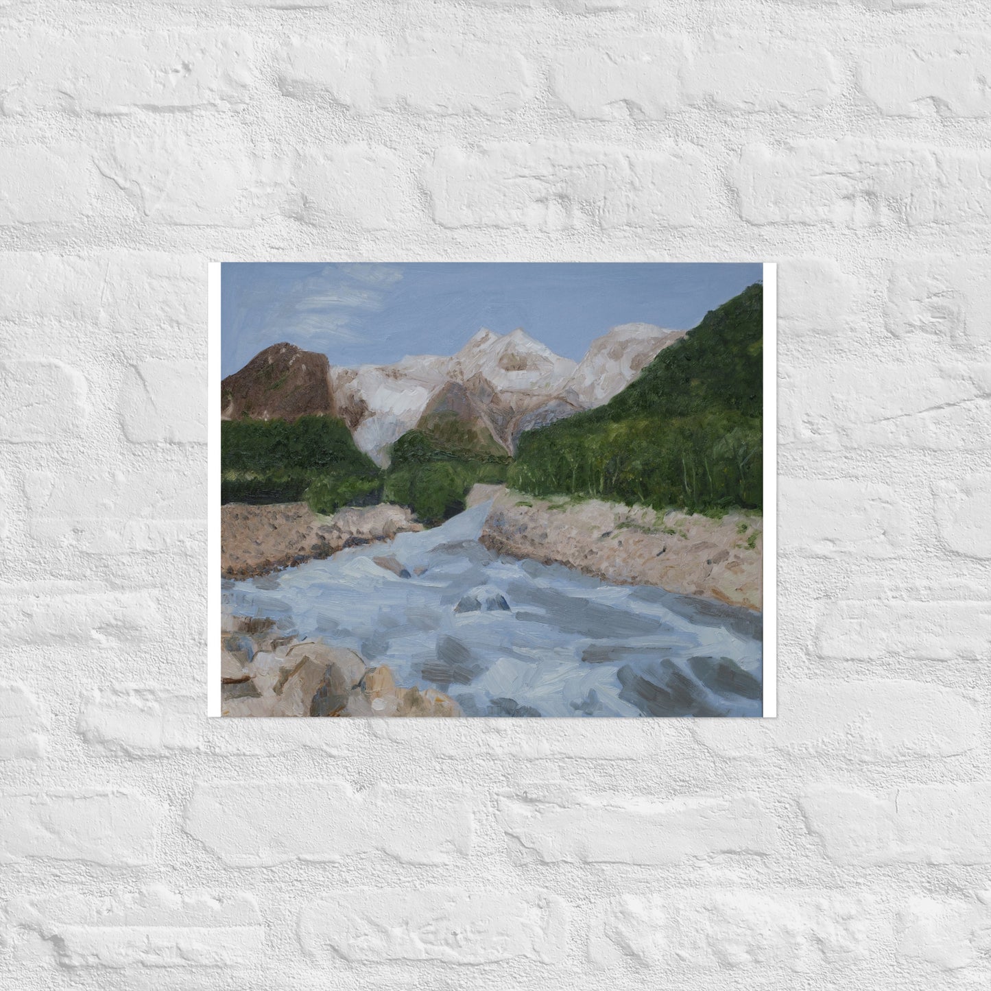 Mountain and stream