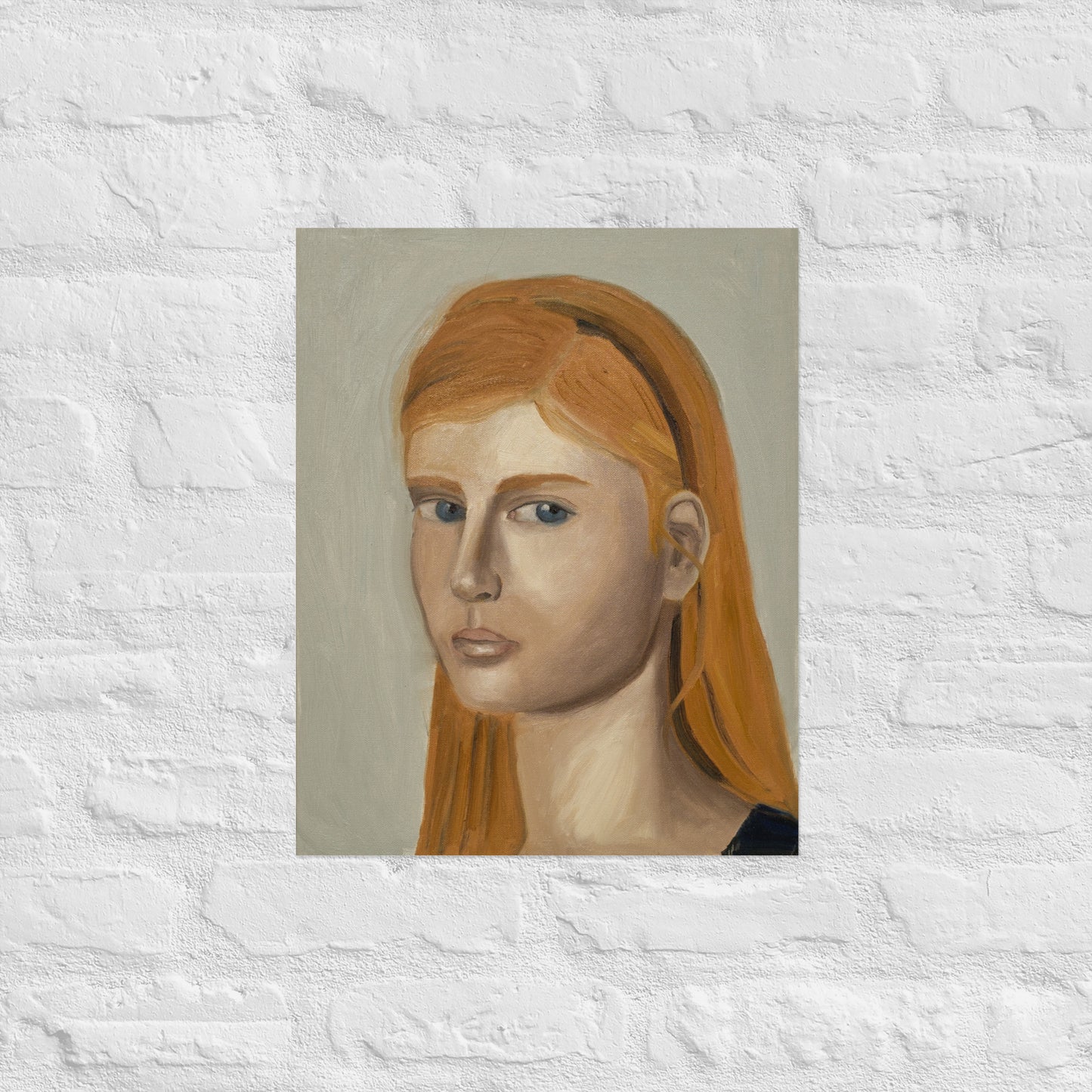 Young woman with red hair