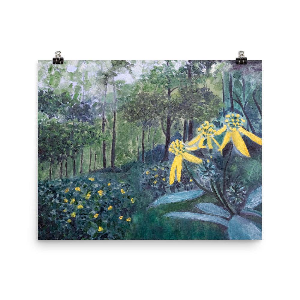 Flower in forest