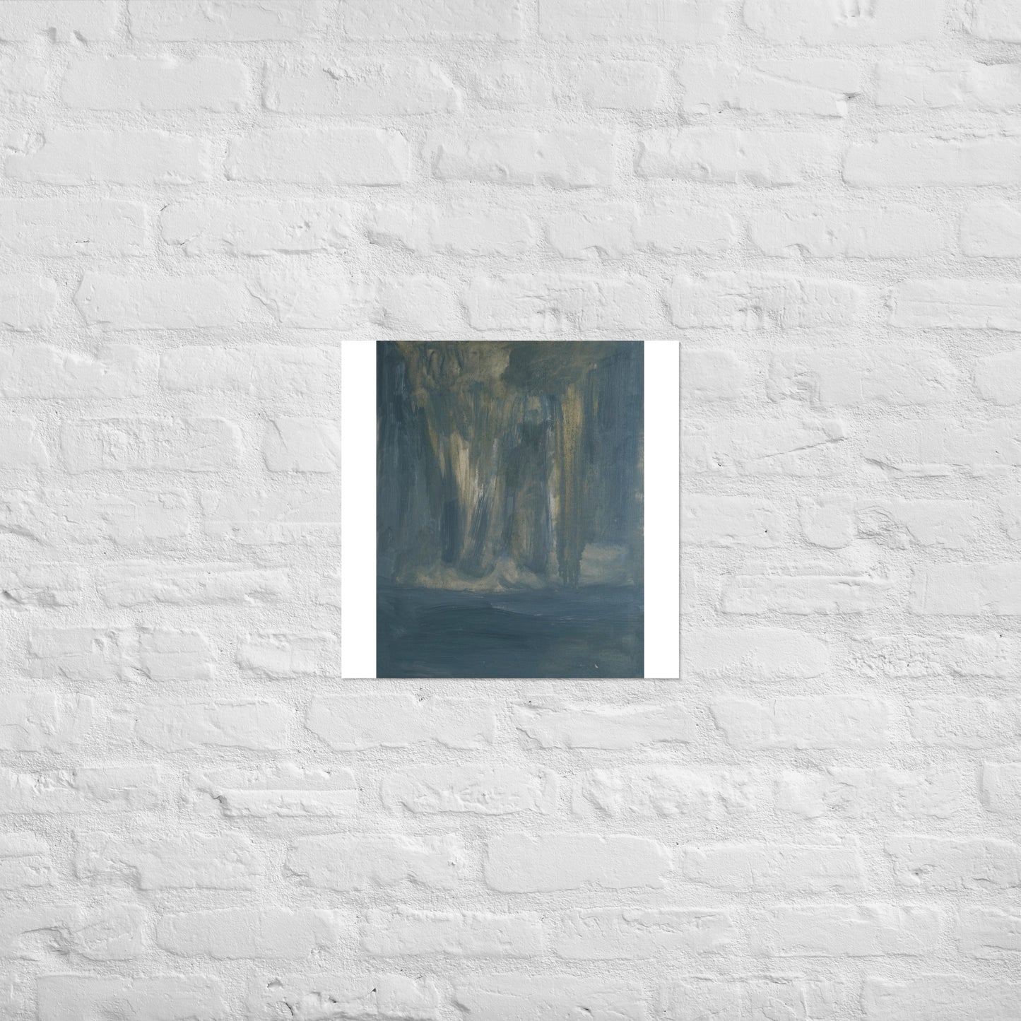 Abstract in gray thick