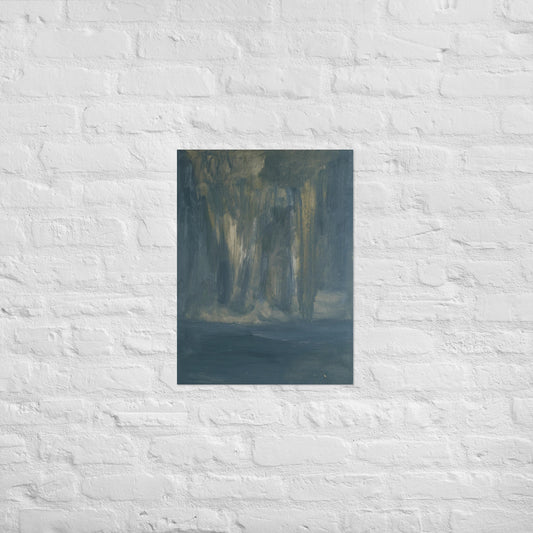 Abstract in gray thick