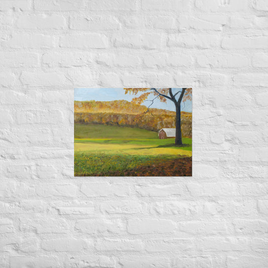Field and barn