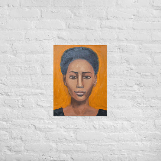 Woman in orange