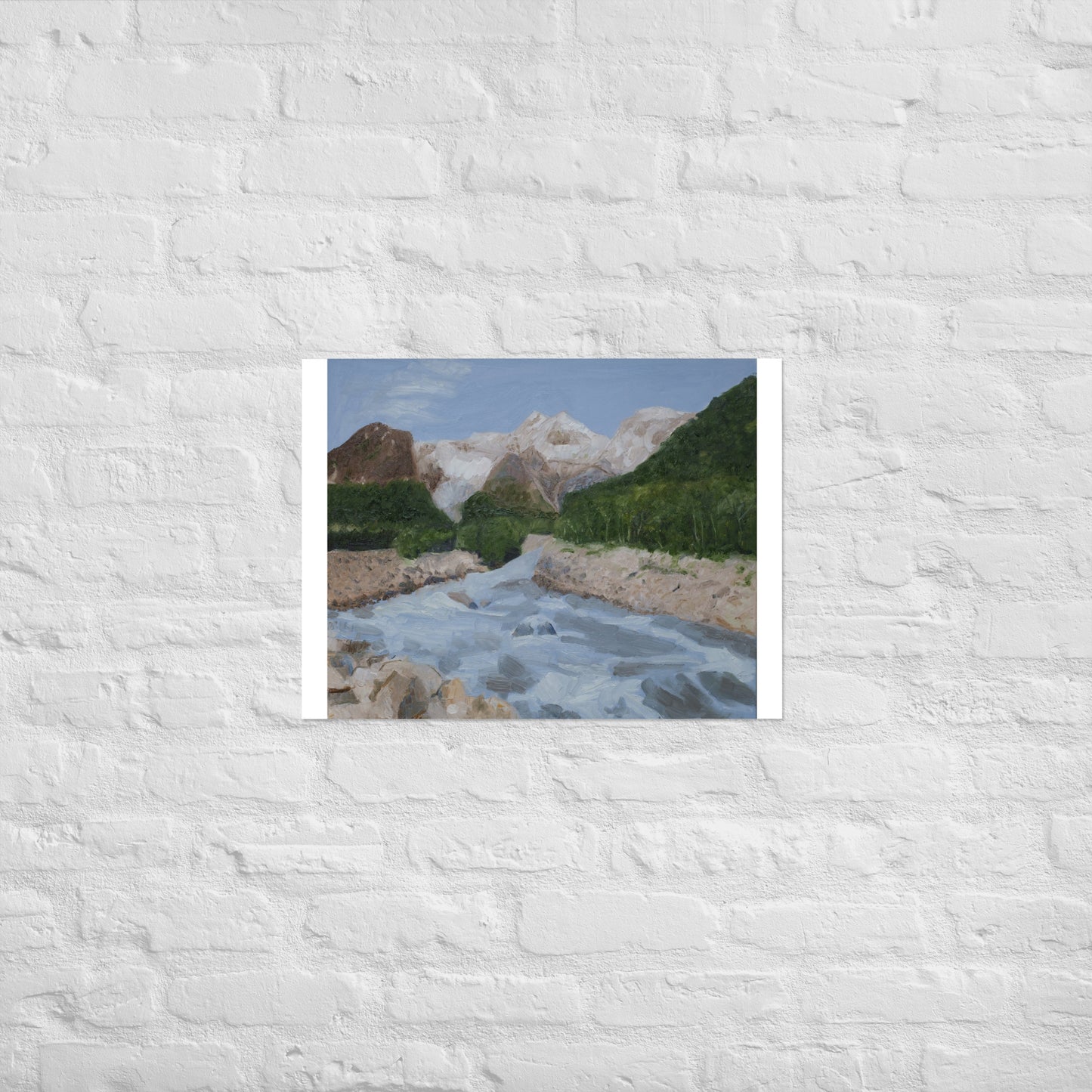 Mountain and stream