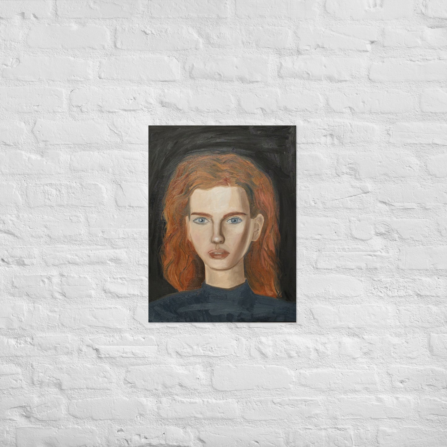 Young woman with red hair
