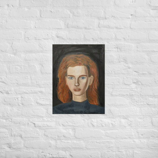 Young woman with red hair