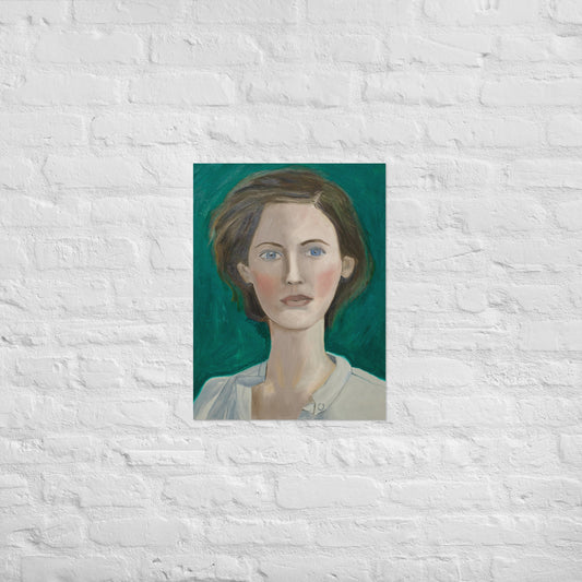 Woman in green