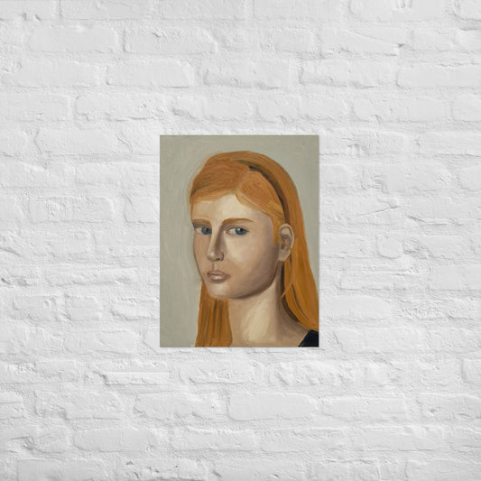Young woman with red hair