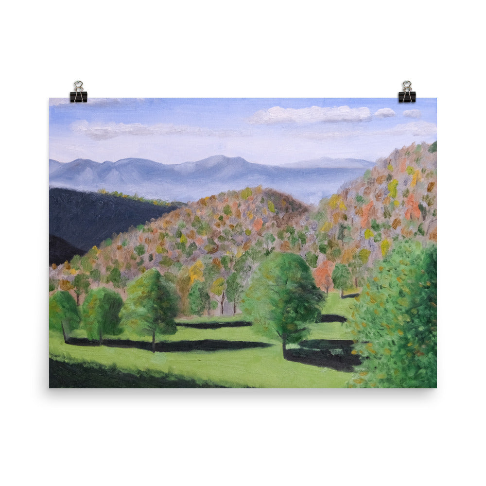 Trees and mountains