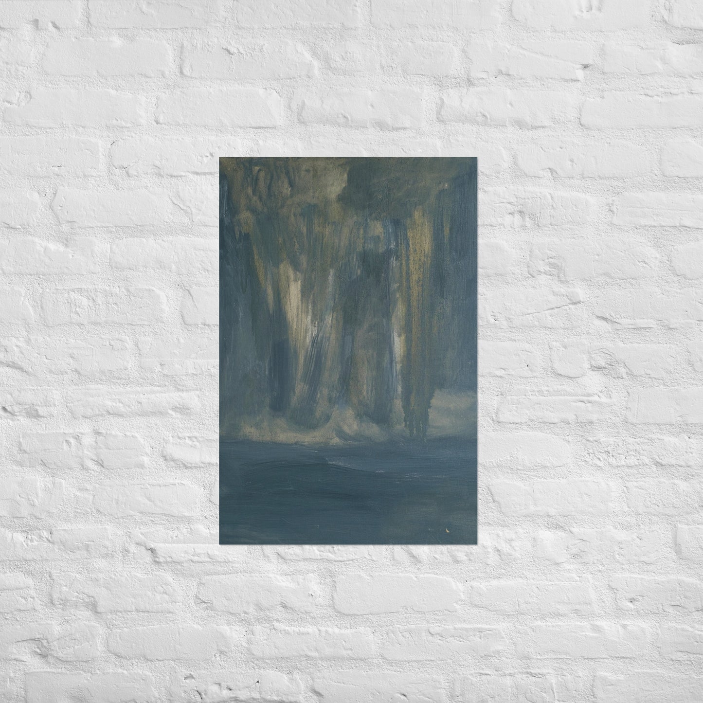 Abstract in gray thick