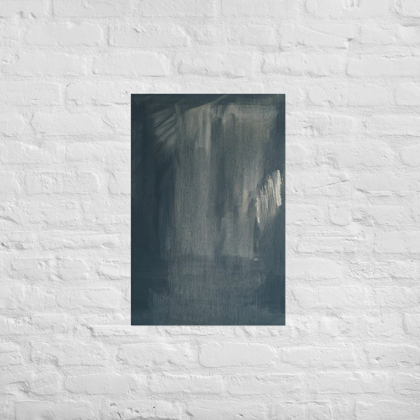 Abstract in gray thin