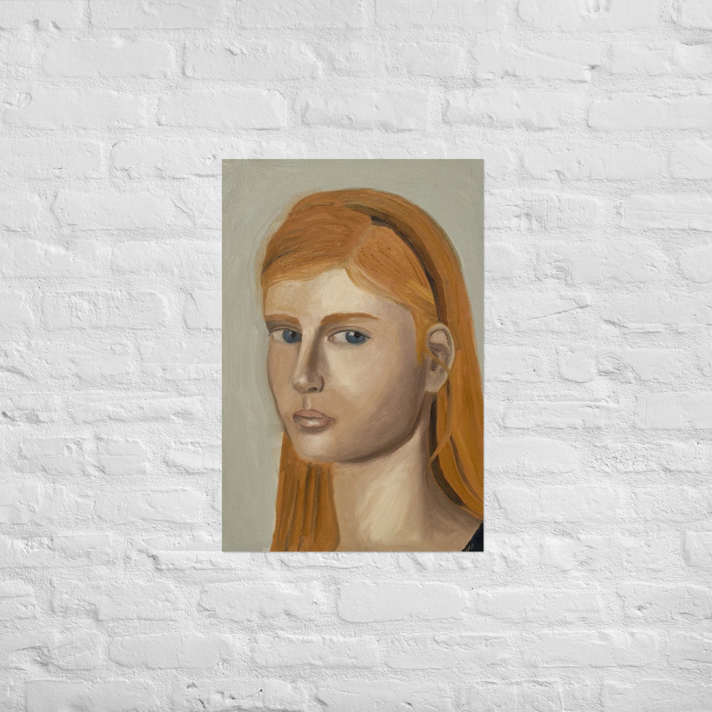 Young woman with red hair