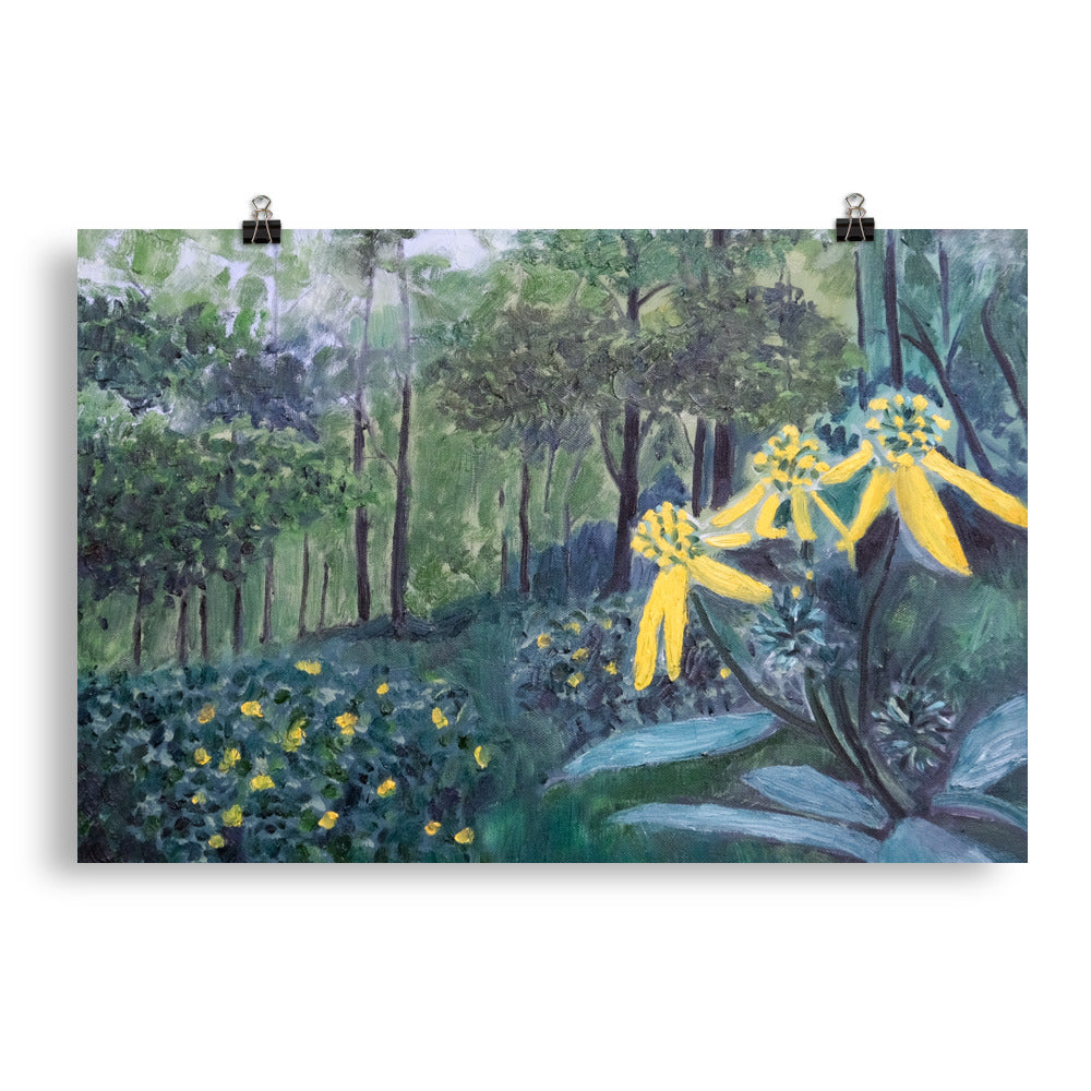 Flower in forest