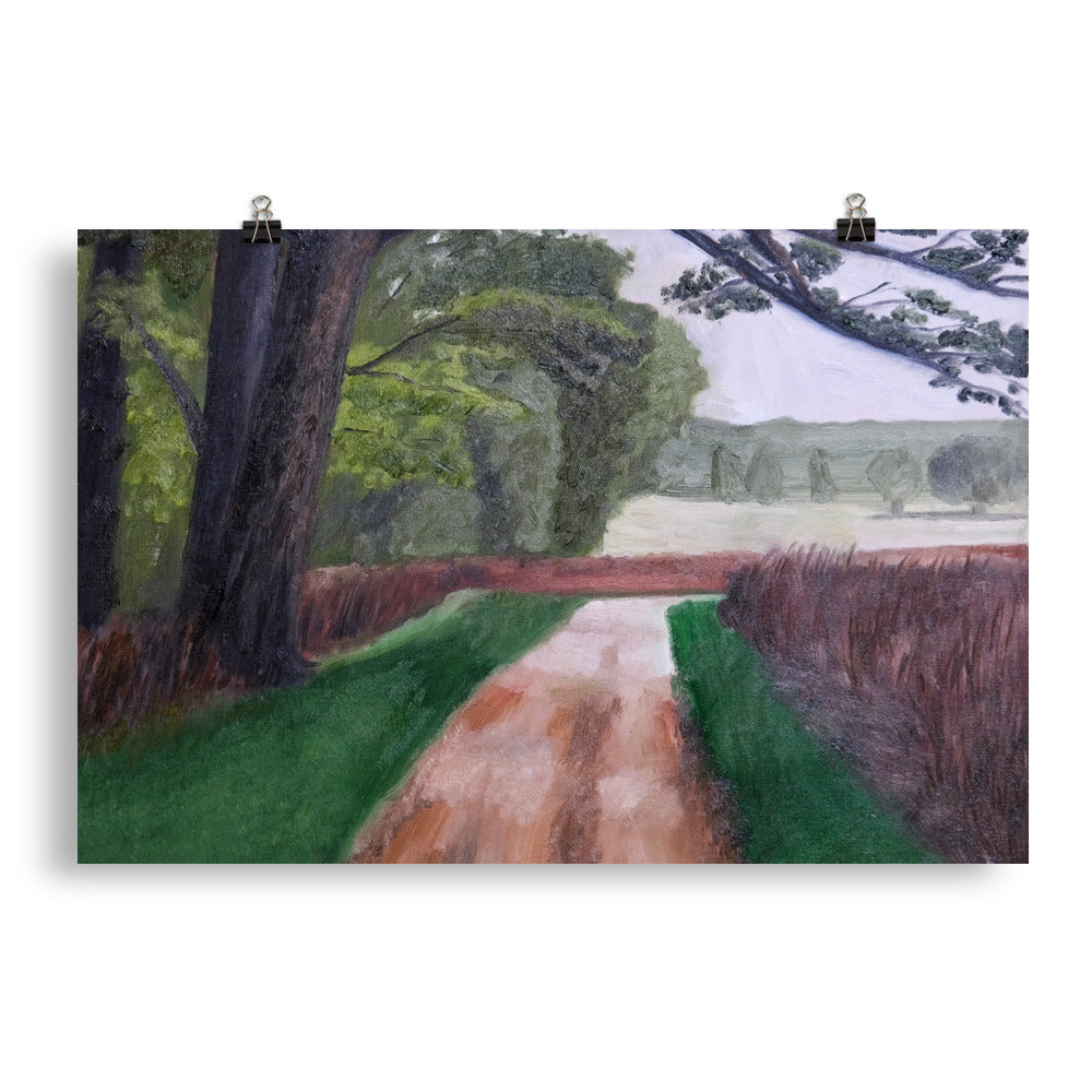 Path with heath