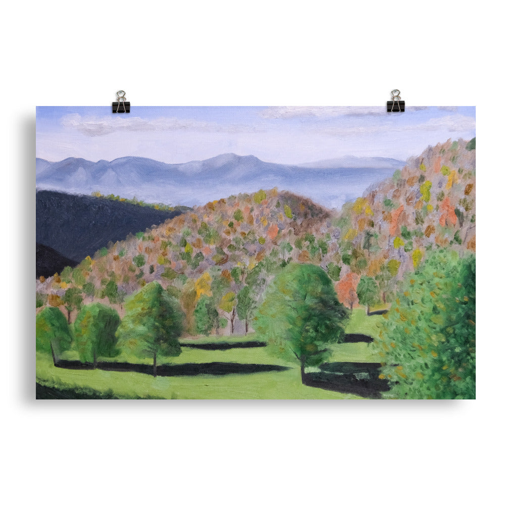 Trees and mountains
