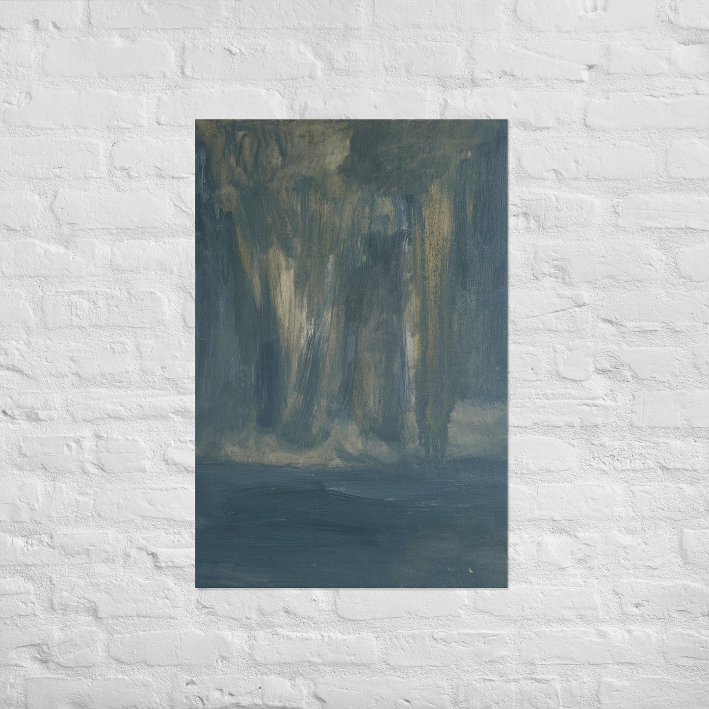 Abstract in gray thick