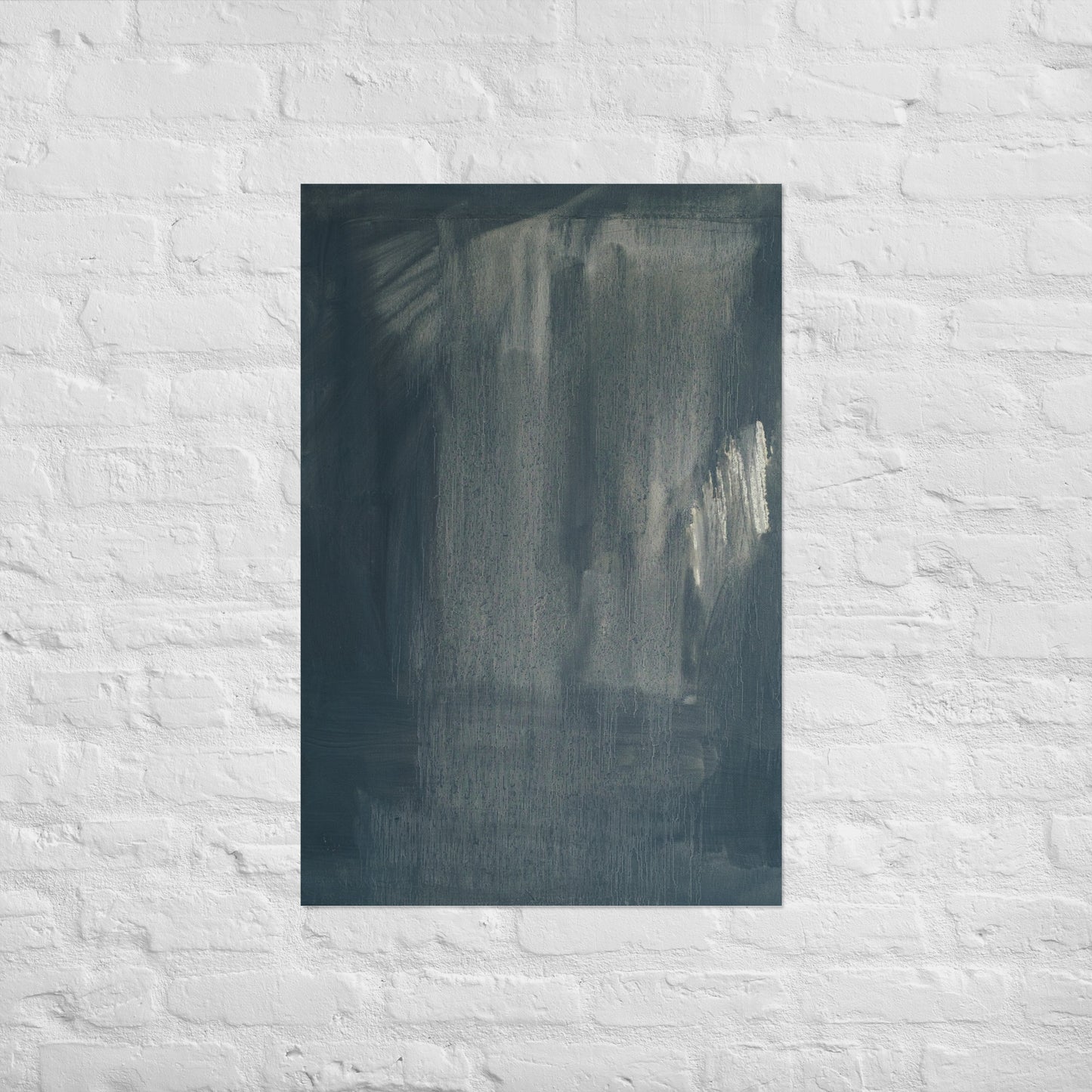 Abstract in gray thin